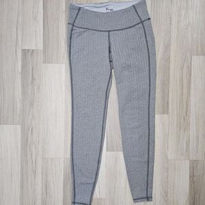 Old Navy Active Womens Gray Chevron Full Length Leggings Small